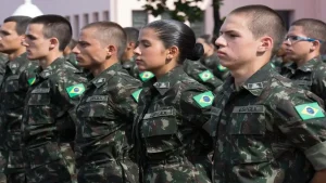 inscrição no exército